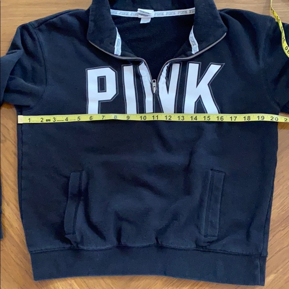PINK VICTORIA’S SECRET QUARTER ZIP PULLOVER - Picture 8 of 15